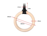 NNEDSZ Wood Gymnastic Rings