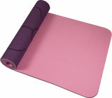 NNEDSZ TPE Yoga Mat Exercise Fitness Gym Pilates Non Slip Dual Layer
