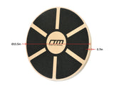 NNEDSZ Duty 15.5 Wooden Balance Board with Non-Slip Pad Fitness