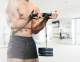 NNEDSZ Wrist Grip Strength Roller Exercise Bar Home Gym Training