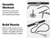 NNEDSZ Wrist Grip Strength Roller Exercise Bar Home Gym Training