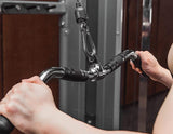 NNEDSZ & Travis Rubber-Coated Revolving Curl Row Bar Attachment