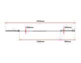 NNEDSZ Olympic Barbell (700lbs Rating)