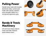 NNEDSZ 100kg Aluminum Alloy Double Locking Suction Cup Glazer Glass Sucker Lifter