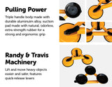NNEDSZ 150kg Load Aluminum Triple Suction Cup Pad Glazer Glass Sucker Remover Lifter