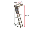 NNEDSZ Hardwood Attic Loft Ladder