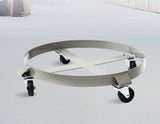 NNEDSZ Dolly 450kg 55 Gallon w Swivel Casters Heavy Duty Steel Frame Non Tipping
