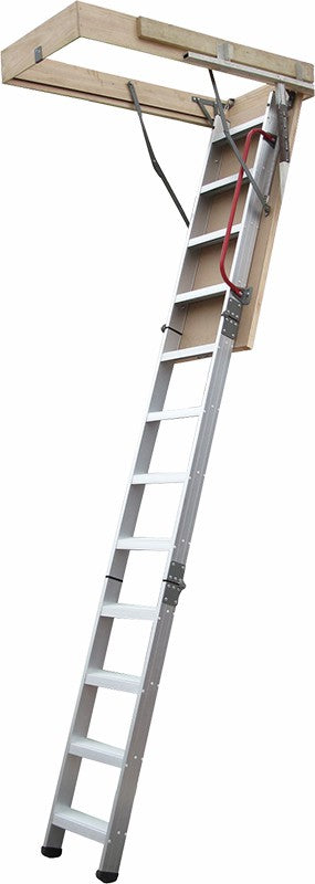 NNEDSZ Aluminium Attic Loft Ladder - 2700mm to 3050mm