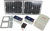 NNEDSZ 20W Solar Double Swing Auto Motor Remote Gate Opener
