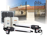 NNEDSZ 10W Solar Double Swing Auto Motor Remote Gate Opener