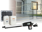 NNEDSZ 10W Solar Single Swing Auto Motor Remote Gate Opener