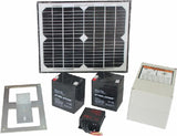 NNEDSZ 10W Solar Single Swing Auto Motor Remote Gate Opener