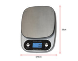 NNEDSZ High Precision Kitchen Scale Rechargable Food Scale Digital 3KG