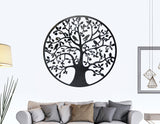 NNEDSZ Tree of Life Wall Art Hanging Metal Iron Sculpture Garden 60cm