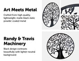 NNEDSZ Tree of Life Wall Art Hanging Metal Iron Sculpture Garden 60cm