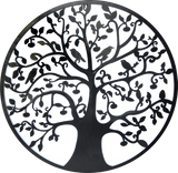 NNEDSZ Tree of Life Wall Art Hanging Metal Iron Sculpture Garden 60cm