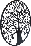 NNEDSZ Tree of Life Wall Art Hanging Metal Iron Sculpture Garden 60cm