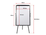 NNEDSZ x 90cm Magnetic Writing Whiteboard Dry Erase w/ Height Adjustable Tripod Stand