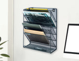 NNEDSZ Mount 6 Pocket Hanging File Sorter Organizer Folder Holder Rack Storage