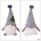 NNETM 2-Piece Christmas Gnome Set with Light-Up Green Hat & Colorful LED Lights
