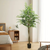 NNETM Nearly Natural 160.02cm Artificial Ficus Palm Tree in Pot