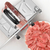 NNETM Precision Kitchen Cutting Tool - Adjustable Thickness Meat, Fruit, and Vegetable Slicer