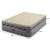 NNEDPE Intex Prime Comfort Queen Air Bed with Electric Pump 64164AN