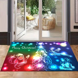 NNETM 1pc Christmas Decor Floor Mats