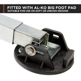 NNEDPE 2x AL-KO 590mm Drop Down Stabiliser Leg Corner Fitted with Big Foot
