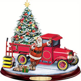 NNETM Santa Claus Hanging Christmas Tree Decoration - 10Pcs/Set