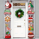 NNETM Merry Christmas Door Hanging Banner Set - 10-Piece Festive Home Décor Couplets