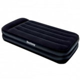NNEVL Inflatable Flocked Airbed with Built-in Electrical Air Pump