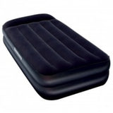 NNEVL Inflatable Flocked Airbed with Built-in Electrical Air Pump