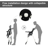 NNECW Highchair for Babies and Toddlers with Multiple Adjustable Backrest-Gray
