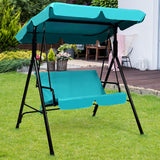 NNECW Loveseat Patio Canopy Swing Chair with Soft Cushion for Outdoor