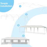 NNECW Waterproof Gazebo Tent with Strong Connection Stakes Ropes for Party
