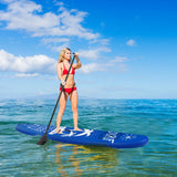 NNECW 305 x 76 x 16cm Inflatable Stand Up Long Surf Paddle Board