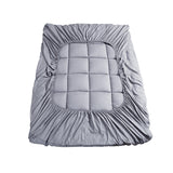NNEIDS Mattress Topper Bamboo Fibre Luxury Pillowtop Mat Protector Cover King