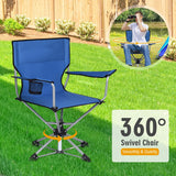 NNECW Portable Outdoor Chair with Cup Holder