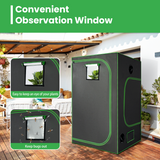 NNECW 122cm x 122cm x 203cm Reflective Grow Plant Growth Tent for Indoor Plant