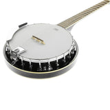 NNEDPE Karrera 6 String Resonator Banjo -  Black