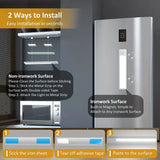 NNETM Premium Silvery 50cm LED Motion Sensor Cabinet Light - Wireless Rechargeable Closet Lighting