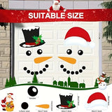 Add Cheer with 1 Set of Merry Christmas Decorative Garage Door Magnet Stickers