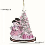 NNETM Santa Claus Hanging Christmas Tree Decoration - 10Pcs/Set