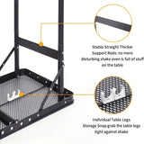 NNETM Portable Adjustable Height Folding Table with Handle