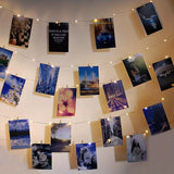 NNETM Photo Clips String Lights - Battery Operated String Lights with Clips(5M/16.40Ft)