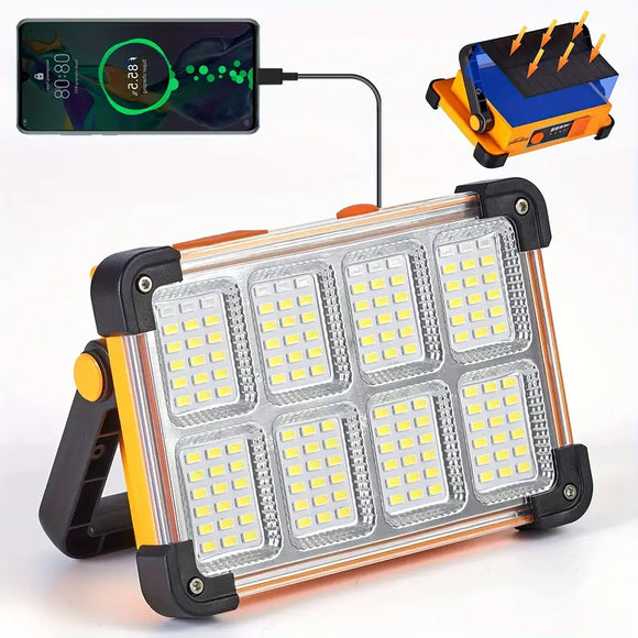 NNETM Degruand Rechargeable LED Solar Work Light - Portable Ultra Bright Floodlight