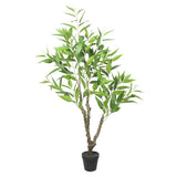 NNEDSZ Artificial Eucalyptus Tree (White Box Eucalyptus Albens) 120cm