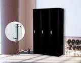 NNEDSZ Side by Side Office Gym Shed Storage Locker