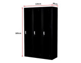 NNEDSZ Side by Side Office Gym Shed Storage Locker